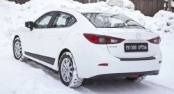 3 399 р. Молдинги RA Mazda 3/Axela BM дорестайлинг седан (2013-2016) (Поверхность глянец под окраску, Неокрашенные)  с доставкой в г. Пермь. Увеличить фотографию 2