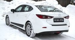 889 р. Реснички на фонари RA  Mazda 3/Axela  BM (2013-2016) дорестайлинг седан (Неокрашенные)  с доставкой в г. Пермь. Увеличить фотографию 7