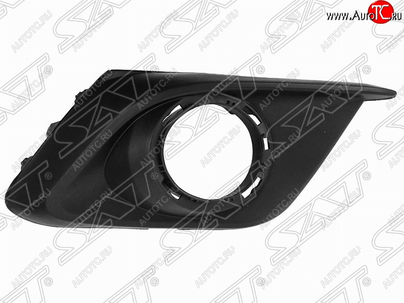 399 р. Правая оправа противотуманной фары SAT (под хром) Mazda 3/Axela BM дорестайлинг седан (2013-2016)  с доставкой в г. Пермь