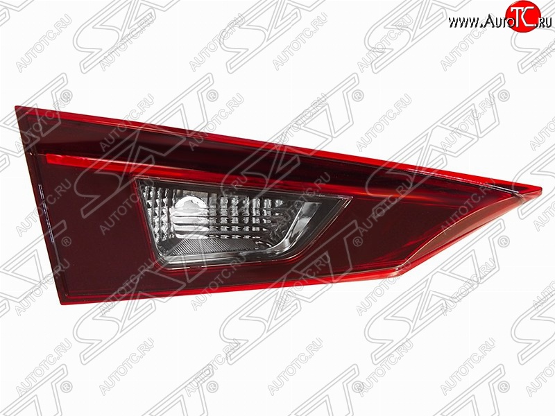 1 739 р. Левый фонарь в крышку багажника SAT Mazda 3/Axela BM дорестайлинг седан (2013-2016) с доставкой в г. Пермь Увеличить фотографию 1 1 739 р. Левый фонарь в крышку багажника SAT Mazda 3/Axela BM дорестайлинг седан (2013-2016) с доставкой в г. Пермь