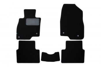 Коврики в салон Klever Premium (текстиль) Mazda 3/Axela  BM (2013-2016) дорестайлинг седан, дорестайлинг, хэтчбэк (Черный)