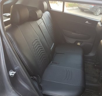 8 249 р. Чехлы для сидений Lord Autofashion Денвер (экокожа) Mazda 3/Axela BM дорестайлинг, хэтчбэк (2013-2016) (Чёрный, вставка чёрная)  с доставкой в г. Пермь. Увеличить фотографию 5