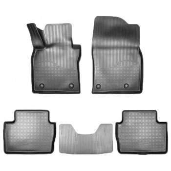 Коврики салонные Noplast (3D) Mazda 3/Axela  BP (2019-2025) седан, хэтчбэк (Черные)