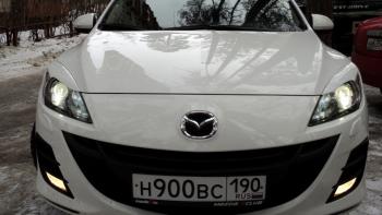 1 859 р. Реснички на фары MV-Tuning  Mazda 3/Axela  BL (2009-2013) дорестайлинг седан, дорестайлинг, хэтчбэк 5 дв., рестайлинг седан, рестайлинг, хэтчбэк (Неокрашенные)  с доставкой в г. Пермь. Увеличить фотографию 5