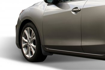 4 799 р. Брызговики Frosch (optimum, в коробке)  Mazda 3/Axela  BL (2011-2013) рестайлинг седан (Задние)  с доставкой в г. Пермь. Увеличить фотографию 2