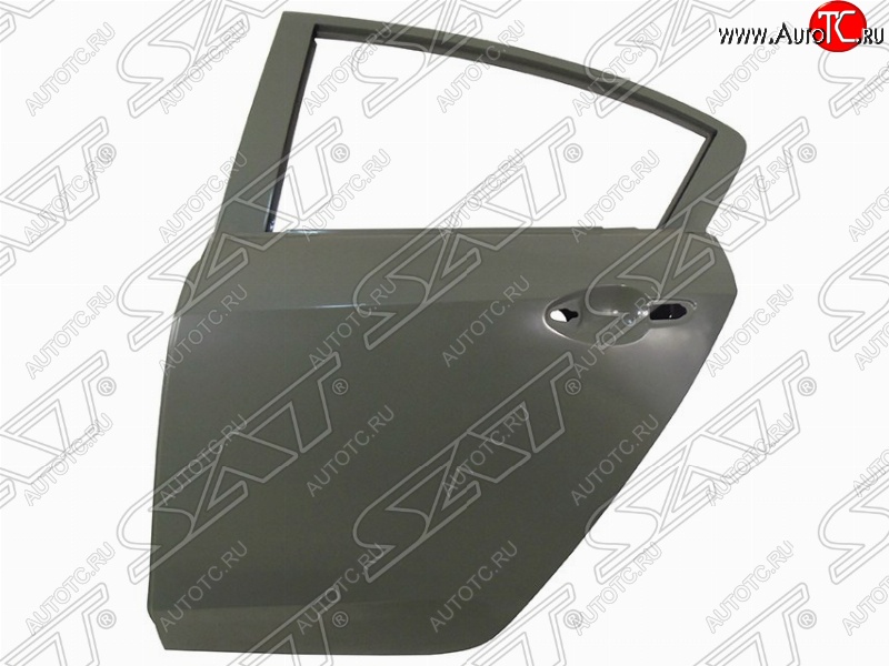 5 999 р. Левая дверь задняя SAT Mazda 3/Axela BL дорестайлинг седан (2009-2011) (Неокрашенная)  с доставкой в г. Пермь