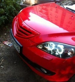 3 189 р. Решётка радиатора Корнер  Mazda 3/Axela  BK (2006-2009) рестайлинг, хэтчбэк (Неокрашенная)  с доставкой в г. Пермь. Увеличить фотографию 2