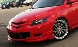 3 189 р. Решётка радиатора (спорт) Style (сетка) Mazda 3/Axela BK дорестайлинг, хэтчбэк (2003-2006) (Неокрашенная)  с доставкой в г. Пермь. Увеличить фотографию 7
