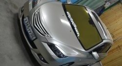 3 189 р. Решётка радиатора Style v1 (две полоски)  Mazda 3/Axela  BK (2006-2009) рестайлинг, хэтчбэк (Неокрашенная)  с доставкой в г. Пермь. Увеличить фотографию 3