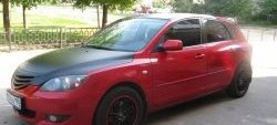 3 189 р. Решётка радиатора Style v1 (две полоски)  Mazda 3/Axela  BK (2006-2009) рестайлинг, хэтчбэк (Неокрашенная)  с доставкой в г. Пермь. Увеличить фотографию 5
