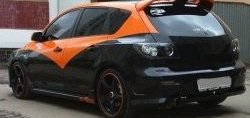 5 649 р. Спойлер Style v3 (трех ногий) Mazda 3/Axela BK дорестайлинг, хэтчбэк (2003-2006) (Неокрашенный)  с доставкой в г. Пермь. Увеличить фотографию 8