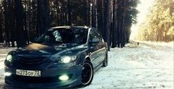 4 999 р. Накладка на передний бампер Style  Mazda 3/Axela  BK (2003-2006) дорестайлинг седан (Неокрашенная)  с доставкой в г. Пермь. Увеличить фотографию 3
