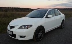 3 189 р. Решётка радиатора (рестайл) Style v2 (сетка)  Mazda 3/Axela  BK (2006-2009) рестайлинг седан (Неокрашенная)  с доставкой в г. Пермь. Увеличить фотографию 6