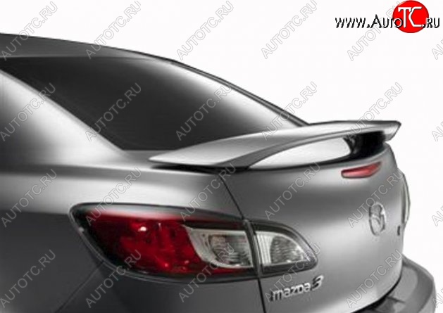 4 999 р. Спойлер CT Mazda 3/Axela BL дорестайлинг седан (2009-2011) (Неокрашенный)  с доставкой в г. Пермь