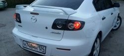 4 749 р. Спойлер Высокий Mazda 3/Axela BK дорестайлинг седан (2003-2006) (Неокрашенный)  с доставкой в г. Пермь. Увеличить фотографию 7