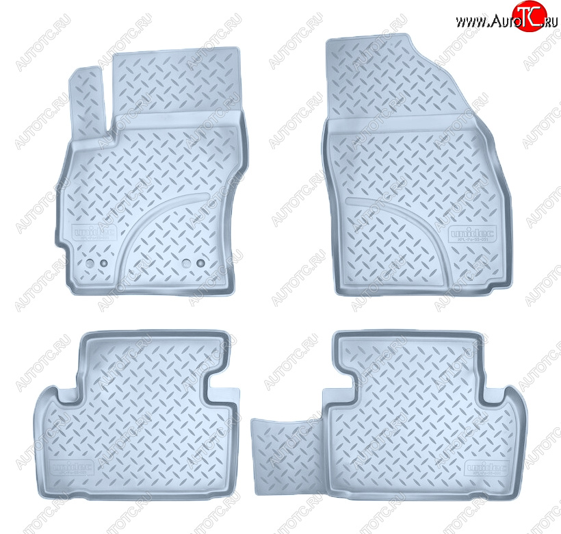 3 199 р. Коврики салона Norplast Unidec  Mazda 5 (2010-2015) (Цвет: серый)  с доставкой в г. Пермь