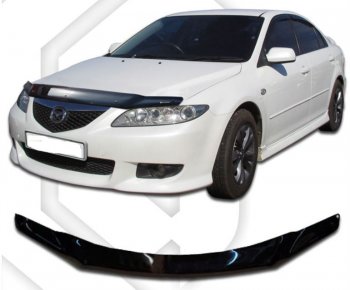 Дефлектор капота CA-Plastic Mazda 6  GG (2002-2005) седан дорестайлинг