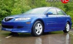 6 549 р. Накладка Razzi на передний бампер Mazda 6 GG седан дорестайлинг (2002-2005) (Неокрашенная)  с доставкой в г. Пермь. Увеличить фотографию 3