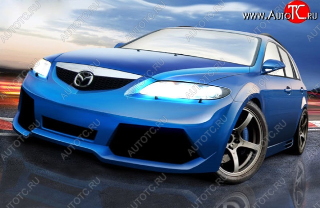 28 999 р. Передний бампер Golardo Mazda 6 GG седан дорестайлинг (2002-2005)  с доставкой в г. Пермь