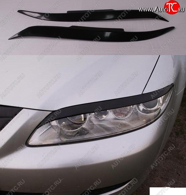899 р. Реснички на фары Jaguar Mazda 6 GG седан дорестайлинг (2002-2005)  с доставкой в г. Пермь