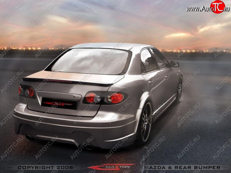 36 399 р. Задний бампер Maxton Mazda 6 GG седан дорестайлинг (2002-2005)  с доставкой в г. Пермь