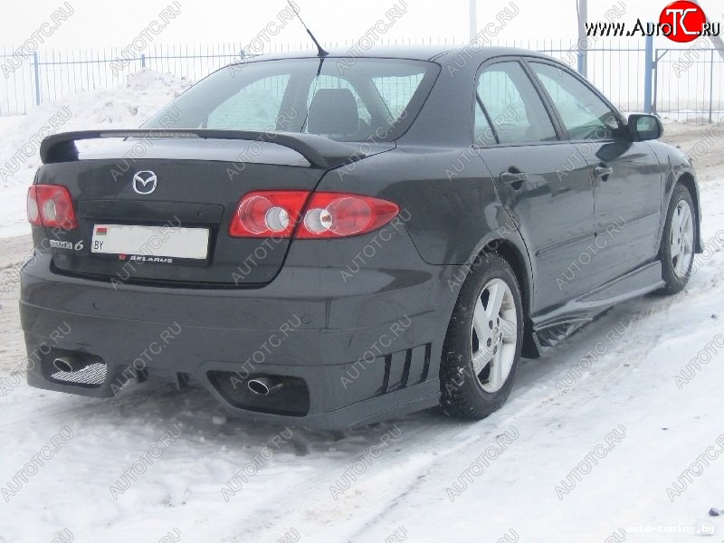 7 599 р. Задний бампер ST Mazda 6 GG седан дорестайлинг (2002-2005)  с доставкой в г. Пермь