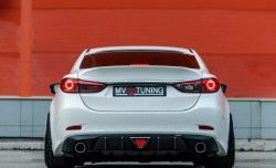 29 899 р. Крышка багажника Tuning-Sport v1 Mazda 6 GJ 1-ый рестайлинг седан (2015-2018) (Неокрашенная)  с доставкой в г. Пермь. Увеличить фотографию 5