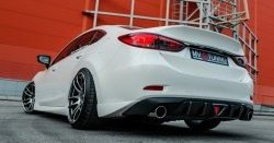 29 899 р. Крышка багажника Tuning-Sport v1 Mazda 6 GJ 1-ый рестайлинг седан (2015-2018) (Неокрашенная)  с доставкой в г. Пермь. Увеличить фотографию 7
