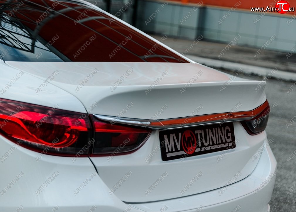 29 899 р. Крышка багажника Tuning-Sport v1 Mazda 6 GJ 1-ый рестайлинг седан (2015-2018) (Неокрашенная)  с доставкой в г. Пермь