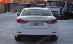 4 999 р. Козырёк на заднее стекло Boomer Design Mazda 6 GJ дорестайлинг седан (2012-2015) (Неокрашенный)  с доставкой в г. Пермь. Увеличить фотографию 4