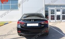 4 299 р. Козырёк на заднее стекло Sport Mazda 6 GJ дорестайлинг седан (2012-2015) (Неокрашенный)  с доставкой в г. Пермь. Увеличить фотографию 8