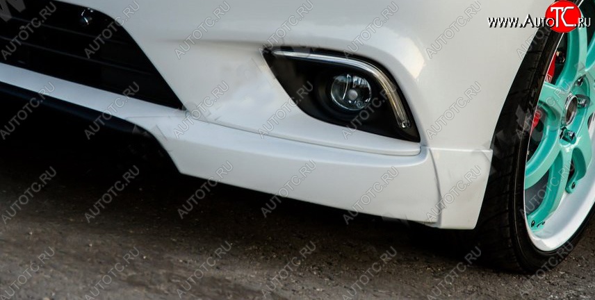 6 899 р. Клыки на передний бампер Sport Mazda 6 GJ дорестайлинг седан (2012-2015) (Неокрашенная)  с доставкой в г. Пермь