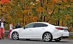 5 499 р. Накладки на задний бампер SkyActivSport Mazda 6 GJ дорестайлинг седан (2012-2015) (Неокрашенная)  с доставкой в г. Пермь. Увеличить фотографию 2