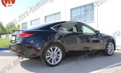 5 199 р. Лип спойлер Boomer Design Mazda 6 GJ дорестайлинг седан (2012-2015) (Неокрашенный)  с доставкой в г. Пермь. Увеличить фотографию 2