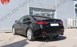 5 199 р. Лип спойлер Boomer Design Mazda 6 GJ дорестайлинг седан (2012-2015) (Неокрашенный)  с доставкой в г. Пермь. Увеличить фотографию 3