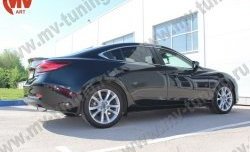 5 199 р. Лип спойлер Boomer Design Mazda 6 GJ дорестайлинг седан (2012-2015) (Неокрашенный)  с доставкой в г. Пермь. Увеличить фотографию 7