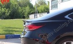 5 199 р. Лип спойлер Boomer Design Mazda 6 GJ дорестайлинг седан (2012-2015) (Неокрашенный)  с доставкой в г. Пермь. Увеличить фотографию 8
