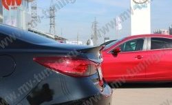 5 199 р. Лип спойлер Boomer Design Mazda 6 GJ дорестайлинг седан (2012-2015) (Неокрашенный)  с доставкой в г. Пермь. Увеличить фотографию 9