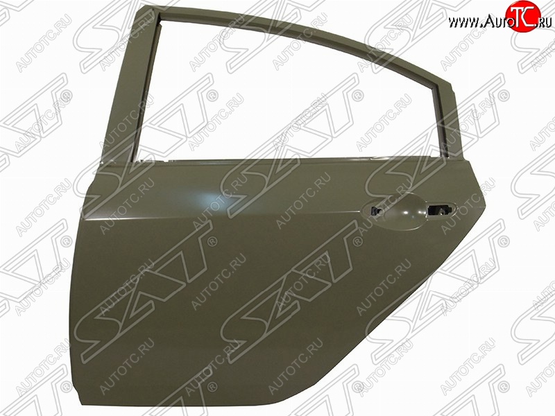 6 399 р. Левая дверь задняя SAT Mazda 6 GH рестайлинг седан (2010-2012) (Неокрашенная)  с доставкой в г. Пермь