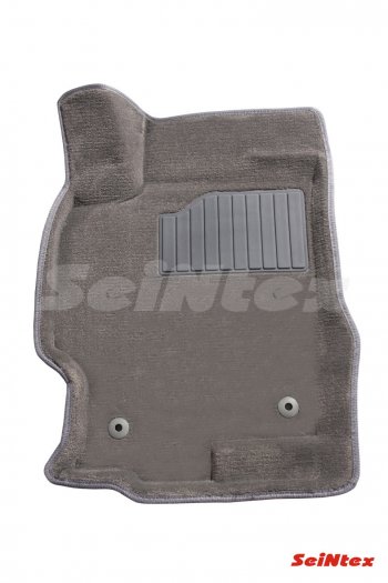 7 049 р. Текстильные коврики в салон SEINTEX 3D  Mazda 6  GH (2007-2012) дорестайлинг лифтбэк, дорестайлинг седан, дорестайлинг универсал, рестайлинг лифтбэк, рестайлинг седан, рестайлинг универсал (серые)  с доставкой в г. Пермь. Увеличить фотографию 2