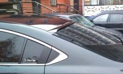4 499 р. Козырёк на заднее стекло CT Mazda 6 GJ дорестайлинг седан (2012-2015) (Неокрашенный)  с доставкой в г. Пермь. Увеличить фотографию 2