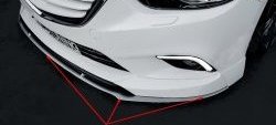 Сплиттер на передний бампер SkyAcyivSport Mazda 6  GJ (2012-2015) дорестайлинг седан