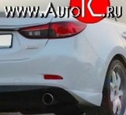 5 499 р. Накладки на задний бампер SkyActivSport Mazda 6 GJ дорестайлинг седан (2012-2015) (Неокрашенная)  с доставкой в г. Пермь. Увеличить фотографию 7