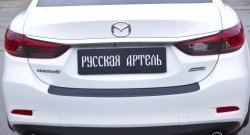 1 159 р. Накладка на задний бампер RA Mazda 6 GJ дорестайлинг седан (2012-2015)  с доставкой в г. Пермь. Увеличить фотографию 4