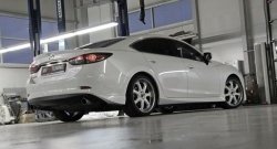 11 399 р. Пороги накладки SkyActivSport Mazda 6 GJ 1-ый рестайлинг седан (2015-2018) (Неокрашенные)  с доставкой в г. Пермь. Увеличить фотографию 3