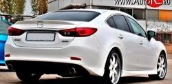 11 399 р. Пороги накладки SkyActivSport Mazda 6 GJ 1-ый рестайлинг седан (2015-2018) (Неокрашенные)  с доставкой в г. Пермь. Увеличить фотографию 5