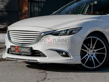 7 899 р. Решетка радиатора (Supreme с пакетом Plus и Executive, Grand Touring) MV tuning Mazda 6 GJ дорестайлинг седан (2012-2015) (Неокрашенная)  с доставкой в г. Пермь. Увеличить фотографию 7