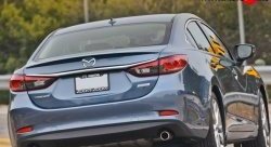 2 699 р. Лип спойлер M-VRS Mazda 6 GJ дорестайлинг седан (2012-2015) (Неокрашенный)  с доставкой в г. Пермь. Увеличить фотографию 3