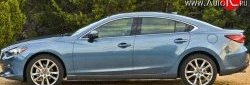 2 699 р. Лип спойлер M-VRS Mazda 6 GJ дорестайлинг седан (2012-2015) (Неокрашенный)  с доставкой в г. Пермь. Увеличить фотографию 4