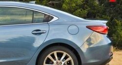 2 699 р. Лип спойлер M-VRS Mazda 6 GJ дорестайлинг седан (2012-2015) (Неокрашенный)  с доставкой в г. Пермь. Увеличить фотографию 5